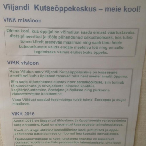 viljandin kutse 1